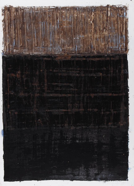 zonder titel, gemengde techniek op papier, 76 x 56 cm, 2012