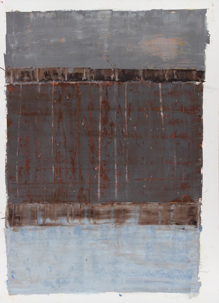 zonder titel, gemengde techniek op papier, 76 x 56 cm, 2012